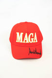 Made in USA Trump 2024 Hat MAGA Baseball Cap - Embroidered Hat Make America Great Again Adjustable Trucker Cap for Men Women (Red)