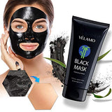 VELAMO Blackhead Remover Mask, Purifying Peel Off Black Mask, Charcoal Black Mask, Deep Cleansing Facial Mask for Face and Nose, 60g