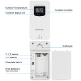 Newentor Indoor Outdoor Wireless Remote Sensor, Temperature and Humidity Meters for Q3/FJ3378, Q5/FJ3383B, Q6