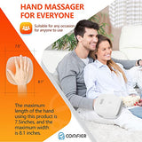 COMFIER Hand Massager with Heat-Cordless Hand Massager for Arthritis and Carpal Tunnel,3 Levels of Compression& Vibration,Electric Finger Wrist Hand Massagers Machine,Thanksgiving Day,Christmas Gift