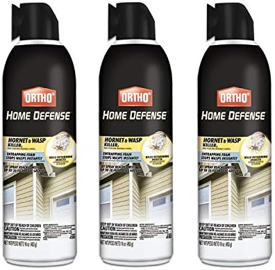 Ortho VB00028 Home Defense Killer7 16 oz, 3-Pack Hornet & Wasp Killer, 3 Pack,