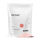 Promix BCAA Post-Workout Energy Powder, Strawberry Lemon - Plant-Based Branched Chain Amino Acids Supports Lean Muscle Growth, Recovery, Endurance & Reduces Soreness - Zero Fat, Sugar & Carbs