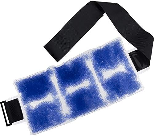 TheraPearl Color Changing Hot Cold Pack for Back, Reusable Back Wrap with Strap & Gel Beads, Best Ice Bag for Lower Back Pain Relief, Flexible Hot & Cold Compress for Swelling, Sports Injuries