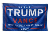 Trump 2024 flag 3x5 with 2 Brass Grommets Trump Vance 2024 Flag for Outside MAGA Trump Flags Indoor Make America Great Again Flag for Garden Outdoor Decorations