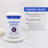 ML Naturals Chondroitin Sulfate 1200mg 240 Vegan Capsules. 99% Purity Chondroitin. Joint Health.