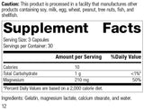 Magnesium Lactate Supplement – 90 Capsules – Essential Mineral Support