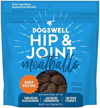 Dogswell Hip & Joint Beef Recipe Meatballs - 14 oz.