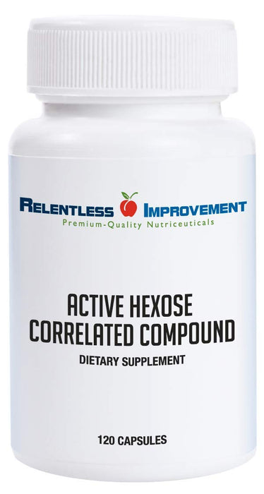 Relentless Improvement Active Hexose Correlated Compound Natural Immune Support Mushroom Extract 120 Count