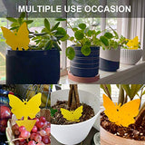 80 Pack Yellow Sticky Traps, Fruit Fly Fungus Gnat Trap for Indoor/Outdoor Use, Houseplant Sticky Bug Insect Catcher Glue Trappers