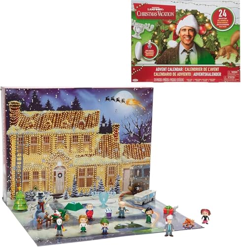 24 Day Christmas Advent Calendar, Contains 24 Gifts, National Lampoon’s Christmas Vacation Advent Calendar,Christmas Vacation Figures and Accessories Christmas Countdown Calendar Gift (1PC)