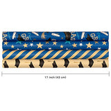 RUSPEPA Kraft Wrapping Paper Rolls - Mini Roll - 17 inches x 10 feet per Roll, Total of 4 Rolls (Graduation-4 Rolls)