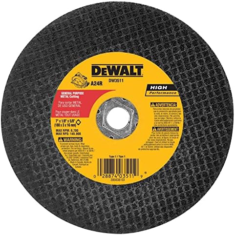 DEWALT 7-Inch Metal Cutting Blade, 5-Pack (DW3511B5)