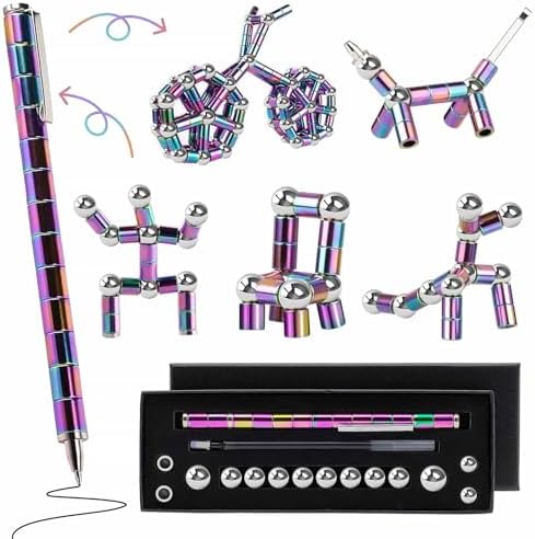 Fidget Pen Gifts For Teenage Girls - Magnetic Pen Cool Gadgets Teen Boys Gift Ideas - Magnet Pen Cool Things For Adults Kids Teens - Best Gift For 10 11 12 13 14 15 Year Old Boy - Novelty Toy For 8-12