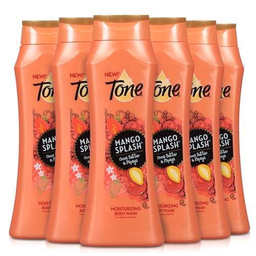 Tone Body Wash, Mango Splash, 16 Ounce (Pack of 6)