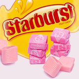 Strburst All Pink Chewy Candy - 2 Pounds Approx 180 Strawberry Candies - Bulk Candy Individually Wrapped Christmas Candy - Snacks for Kids and Adults - Pink Christmas Candy Bulk for Candy Buffet and Christmas Decoration