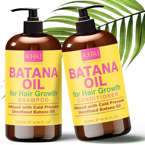 Batana Oil Shampoo and Conditioner Set for Hair Growth