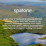 Spatone Natural Liquid Iron Supplement Plus VIT C for Women, Men & Kids Ages 4+, Ideal During Pregnancy, Easily Absorbed & Gentle, Vegan, Vegetarian, Apple Flavor, 28-Day, 5mg of Iron Per 20mL Sachet