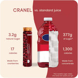 CRANEL UTI BV Support Cranberry Elixir, 1X Bottle (1 Week Supply) + Free pH Test Kit (4X Tests), Clinically-Proven, Packed with 3,000 Real Cranberries (Tart Taste) Vegan & Non-GMO, Zero Added Sugar