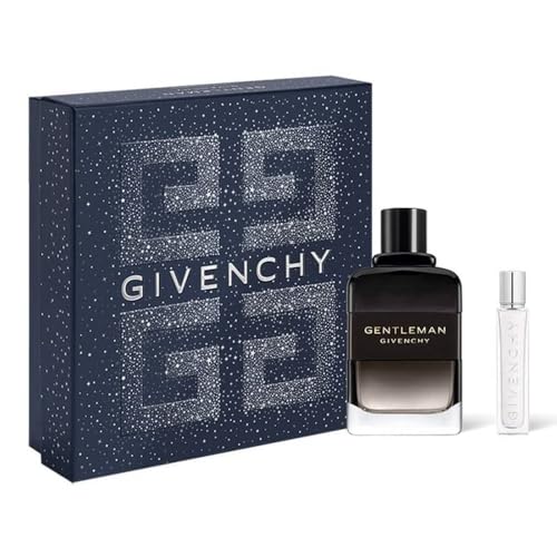 Givenchy Gentleman Boisee 2-Piece Gift Set for Men, (3.4 Oz Eau De Parfum Spray + 0.42 Oz Eau De Parfum Travel Spray)