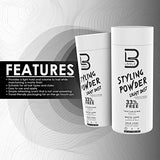 L3 Level 3 Light Hold Styling Powder - Natural Matte Hairstyle - Texturizing and Volumizing (2 Pack)