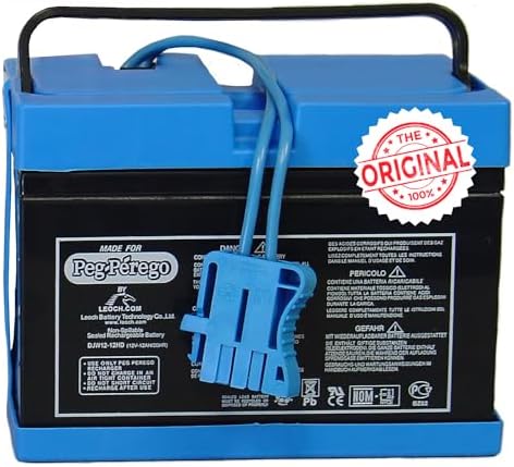 Peg Perego Official 12 Volt Replacement Battery for Ride on Toys. All Season Performance. Works with John Deere, Polaris, and Case IH licensed Peg Perego Ride on Toys