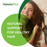 Natures Plus Ultra Hair, Sustained Release - Natural Hair Growth Supplement for Men & Women - 90 Vegetarian Tablets (45 Servings)