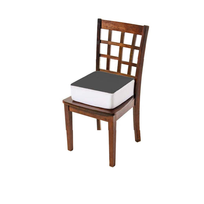 CAREACTIVE Comfort Finds Rise with Ease Seat Cushion - Thick Firm Chair Cushion Booster - Extra Thick Foam Pad for Home, Patio, Office and Car Seats - Extra Supportive Lift - 15.5 X 18 X 5 - Gray