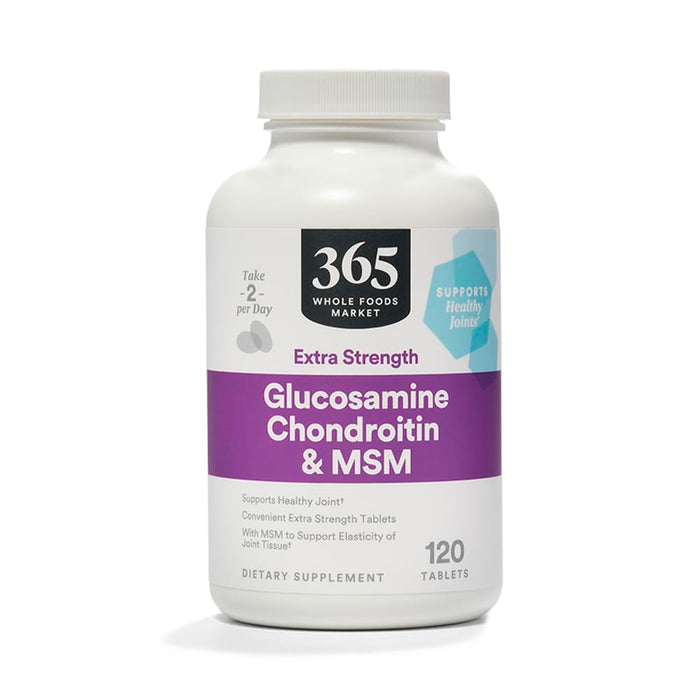 365 by Whole Foods Market, Glucosamine Chondroitin X Strength MSM, 120 Tablets