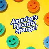 Scrub Daddy Sponge - Summer Shapes - Non- Scratch Scrubbers for Dishes and Home - 3ct