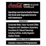 COCA-COLA Zero Sugar Vanilla 8 x 330ml Cans