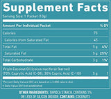 BUBS Naturals MCT Oil Powder Packets - Medium Chain Triglycerides - Keto Vegan & Paleo Friendly - Healthy Coconut Fats + Low Carb - Dairy-Free Energy Source - includes 14 Travel Packets