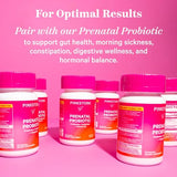 Pink Stork Total Prenatal Vitamins with DHA, Folate, and Iron, 3 Month Supply to Help Support Fetal Development, Pregnancy Must Haves - 180 Capsules