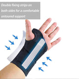 NuCamper Wrist Brace Carpal Tunnel Right Left Hand for Men Women, Night Wrist Sleep Supports Splints Arm Stabilizer with Compression Sleeve Adjustable Straps,for Tendonitis Arthritis Pain Relief