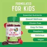 MaryRuth Organics Multivitamin Multimineral Vita-Beans for Kids | Vegan Chewable Vitamins for Ages 4+ | Immune Support | Bone Health | Raspberry Flavor | 60 Count