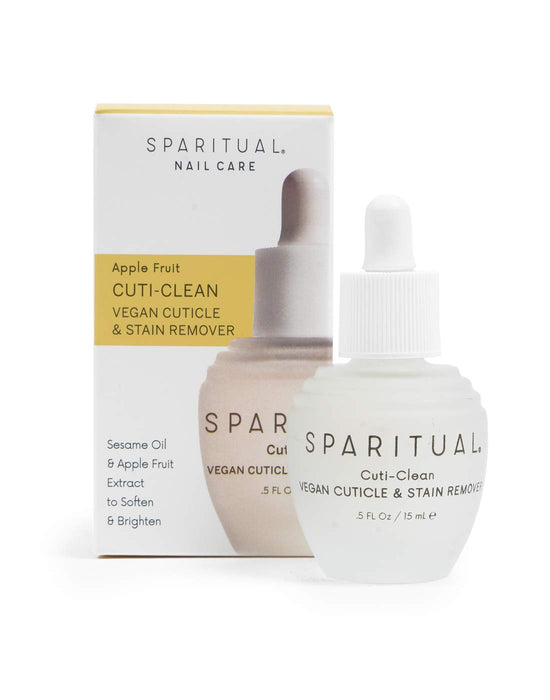 SpaRitual Apple Fruit CUTI-CLEAN VEGAN CUTICLE & STAIN REMOVER .5 Ounce