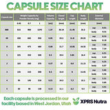 XPRS Nutra Size 5 Empty Capsules - 100 Count Clear Very Small Empty Gelatin Capsules for DIY Capsule Filling - Fillable Pill Gel Caps