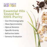 Aura Cacia Essential Oil Relaxation Kit, 4-Pack, Lavender, Patchouli, Sweet Orange, Chamomile, Sweet Basil & Learning Guide