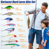 Fishing Advent Calendar 2024 Adult Men Teen Boys, Fishing Lure Advent Calendarfor Freshwater Saltwater Soft Lures Spoons Minnow Popper Crankbait VIB Fishing Gifts