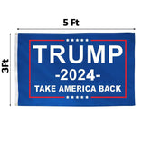 Trump 2024 Flag Take America Back- Double Sided Donald Trump Flags 2024-3x5 Outdoor