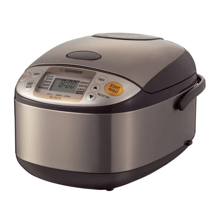 Zojirushi NS-TSC10 5-1/2-Cup (Uncooked) Micom Rice Cooker and Warmer, 1.0-Liter