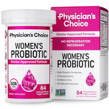 Physician's Choice Probiotics for Women - PH Balance, Digestive, UT, & Feminine Health - 50 Billion CFU - 6 Unique Strains for Women - Organic Prebiotics, Cranberry Extract+ - Womens Probiotic - 84 CT