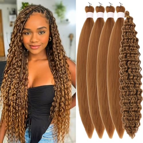 Honey Blonde Braiding Hair for Boho Braids Bohemian Boho Braiding Hair for Black Women