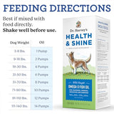 Dr. Harvey's Health & Shine Omega 3 Fish Oil for Dogs from Wild Caught Cod, Mackerel, Herring, Anchovies and Sardines - Supports Beautiful Fur, Strong Joints and Itchy Allergy Relief (16 FL OZ)