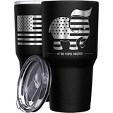 We The People Holsters - Trumpican - Trump Tumbler - American Flag Coffee Travel Mug - Trump Supporter Tumbler - Double Insulated Tumbler - 30 oz