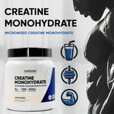 Nutricost Creatine Monohydrate Micronized Powder 500G, 5000mg Per Serv (5g) - Micronized Creatine Monohydrate, 100 Servings, 17.9 Oz