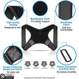 POAGL Posture Corrector For Men | Universal Fit Adjustable Upper Back Brace For Clavicle To Support Neck, Back and Shoulder Pain Relief Kyphosis Straightener Spine Support (Design Patented)