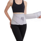Paskyee Postpartum Belly Band, Abdominal Binder Post Surgery Belly Wrap, C Section Recovery Must Haves, Girdle for Postnatal Care, Waist/Pelvis Belt for Back Pain Relief Grey S/M