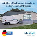 MEDlight Premium LED & UV Safety Glasses for Reliable Eye Protection I Tested according to DIN 170 I from Germany I Adjustable Solarium Glasses for Sun Bed and Sun on the Beach