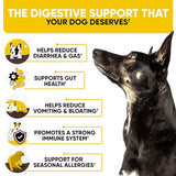 Probiotics for Dogs - Support Gut Health, Itchy Skin, Allergies, Yeast Balance, Immunity - Dog Probiotics and Digestive Enzymes for Small, Medium and Large Dogs - 180 Probiotic Chews for Dogs, Duck