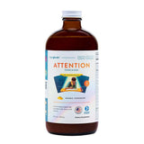 LIQUIDHEALTH Attention Liquid Multivitamin for Kids & Teens - Improves Memory Retention, Concentration, Focus, Mood, Relaxation & Calming - Great Taste, Vegan, Sugar-Free (16 oz)